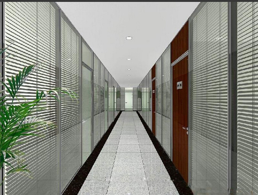 ciechi di 2.54cm fra doppio Windows lustrato di vetro con i ciechi nel fratempo per l'ufficio