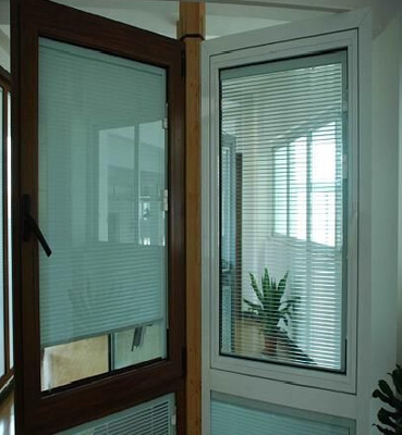 Orizzontali porta esteriore di vetro interna di 36in x di 22 Mini Blinds For Windows Between