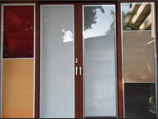 Porta con costruito in Mini Blinds Between Glass 5 19A 5MM Insulatioin sano 2.1M